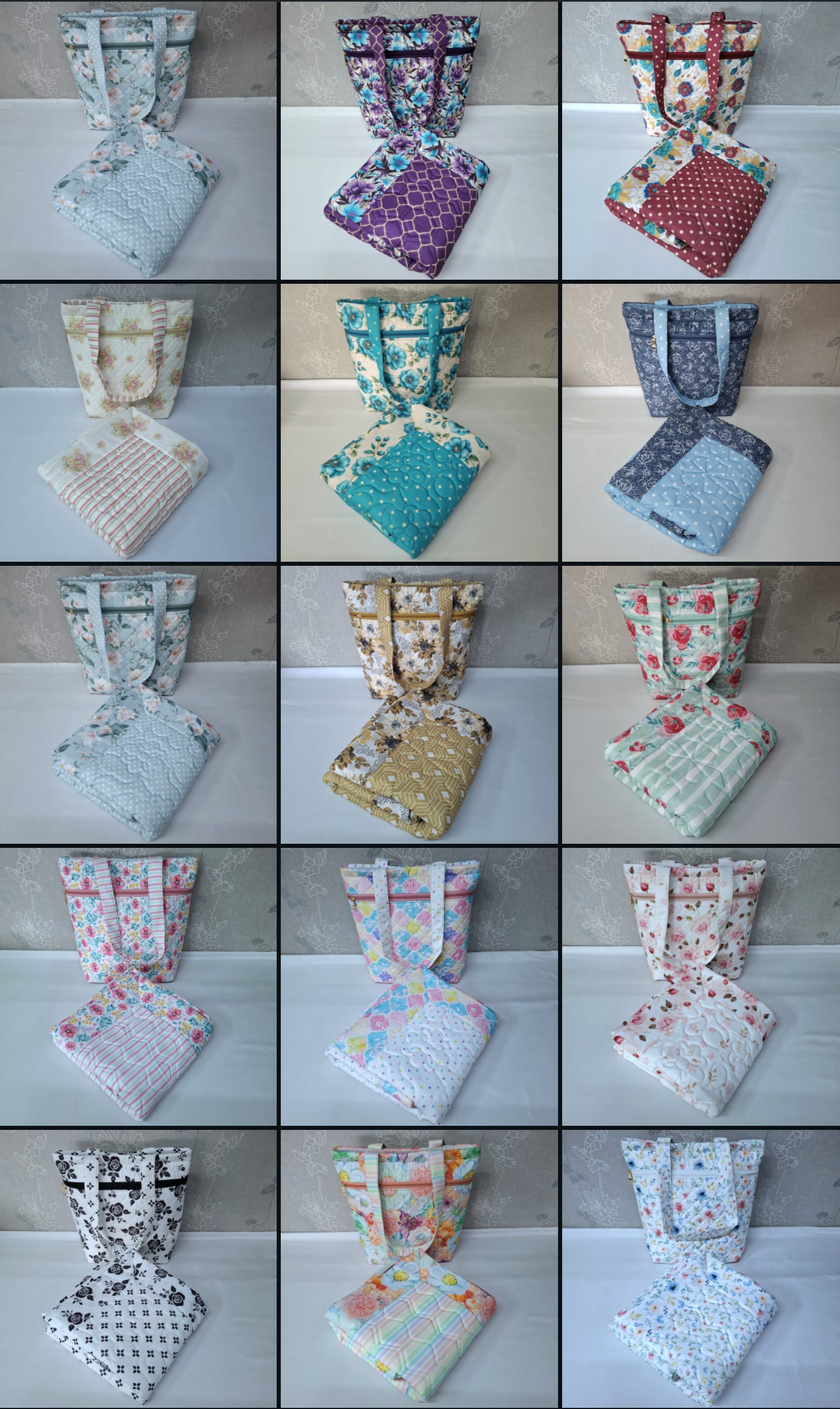  Ladies Quilted Tote Bag Masallah